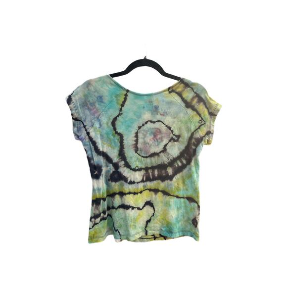 Tie Dye T-Shirt | Women’s Shirt | Geode Tie - Reverse Dye / Ice Dye - Picture 2 of 2
